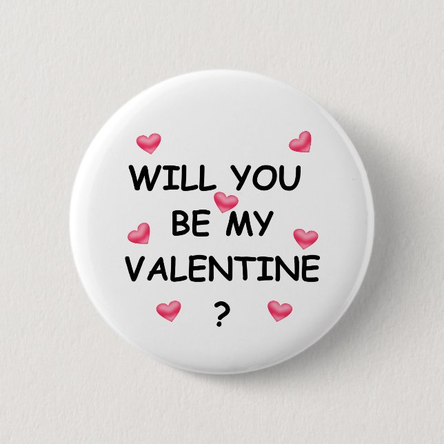Valentine's Day  6 Cm Round Badge (Front)