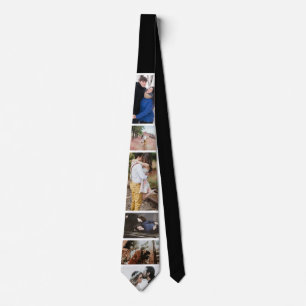 Valentines Day 6 Photo Collage Tie