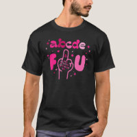 Valentine's Day ABCDEFU Middle Finger Heart Vday