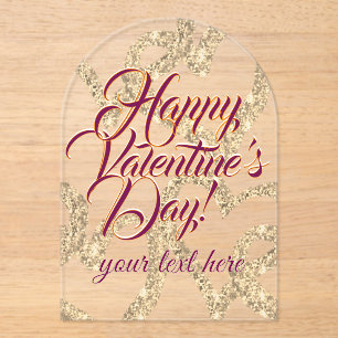 Valentine's Day Acrylic Invitations