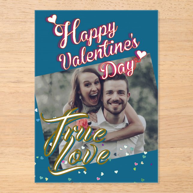 Valentine's Day  Acrylic Invitations (Front)