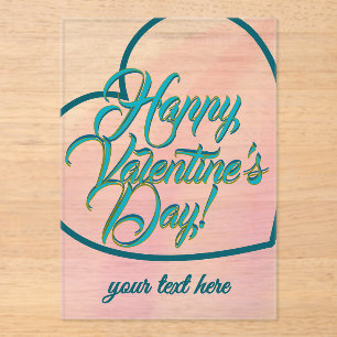Valentine's Day Acrylic Invitations