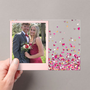 Valentine's Day Acrylic Invitations