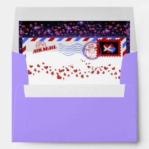 Valentine's Day Air Mail Envelopes