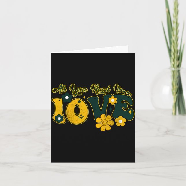 Valentine's Day All You Need Is 10ve Love Funny Me Card (Front)