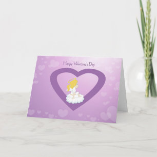 Valentine's Day Angel Card
