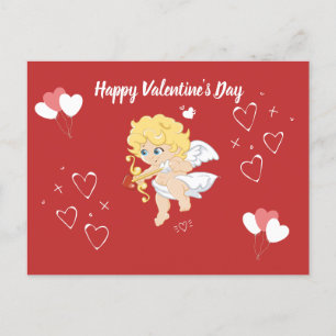 Valentine's Day Angel postcard
