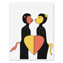 Valentine's Day Animals couple dog and cat love