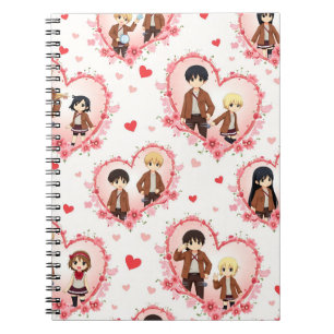 VALENTINE'S DAY ANIME NOTE BOOK
