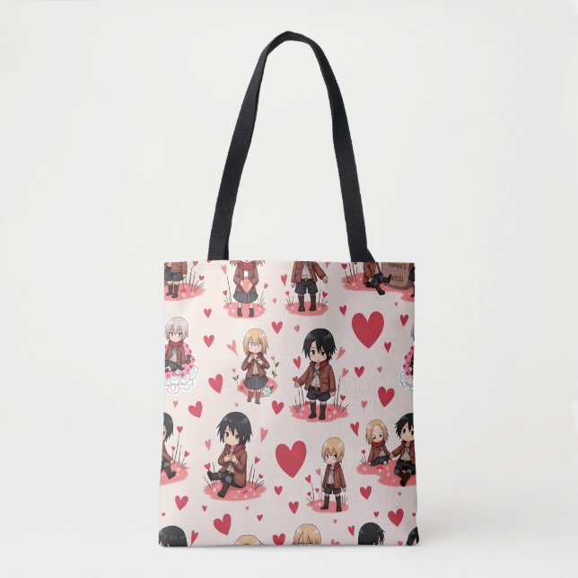 VALENTINE'S DAY ANIME TOTE BAG (Front)