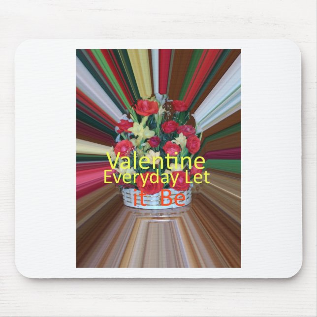 Valentine's Day Art Print Mouse Mat (Front)
