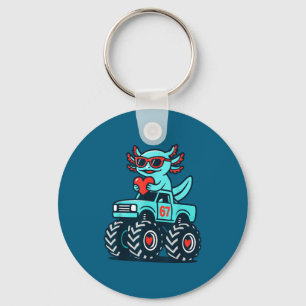 Valentine's Day Axolotl 67 Meme Artwork Key Ring