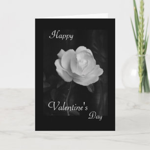 Valentine's day - B & W "I love you" Holiday Card