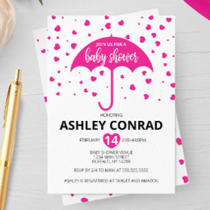 Valentine's Day Baby Shower Invitation