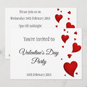 Valentine's Day Ball Party invitation