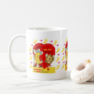Valentine's Day Banana Cashew Mugs