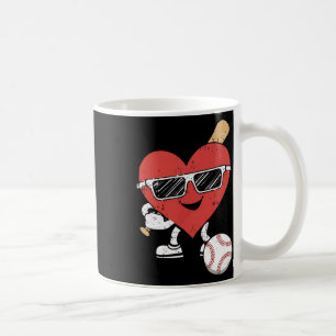 Valentines Day Baseball Cute Sports Men Boys Kids Coffee Mug