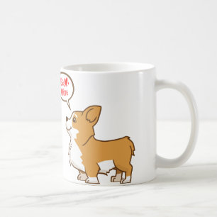 Valentine's Day "Be Mine" Corgi Coffee Mug