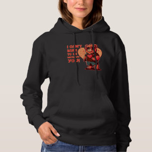 Valentine's Day Bear Love I Can't Bear to Be With Hoodie