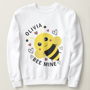 Valentine's Day Bee Mine Bumblebee Sweatshirt