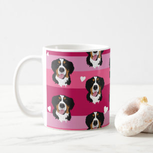 Valentines Day Bernese Mountain Dog Coffee Mug