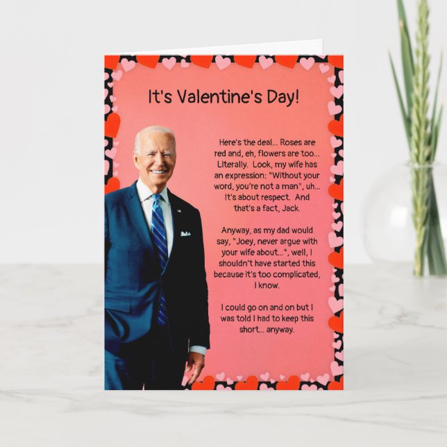Valentine's Day Biden Card (Front)