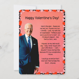 Valentine's Day Biden Card
