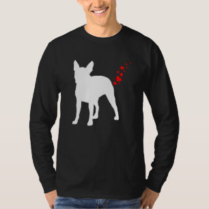 Valentines Day Boston Terrier Owner Heart Dog Fart T-Shirt