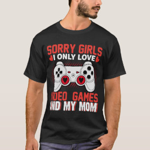 Valentines Day boys kids girls son Video Games ga T-Shirt