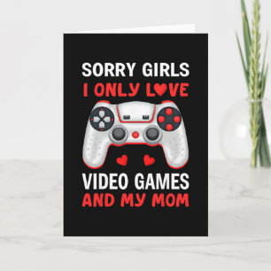 Valentines Day Boys Kids Son Video Games Funny Gam Card