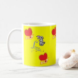 Valentine's Day Bunny Rabbit Love  Mugs