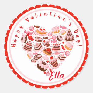 Valentine's Day Cake Sweets stickers