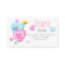 Valentines Day candy heart diaper raffle ticket