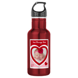 Valentine's Day Candy Hearts Box Custom Photo 532 Ml Water Bottle