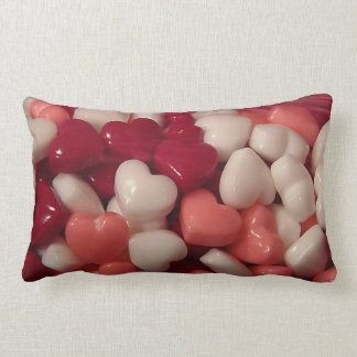 Valentine's Day Candy Hearts Lumbar Cushion