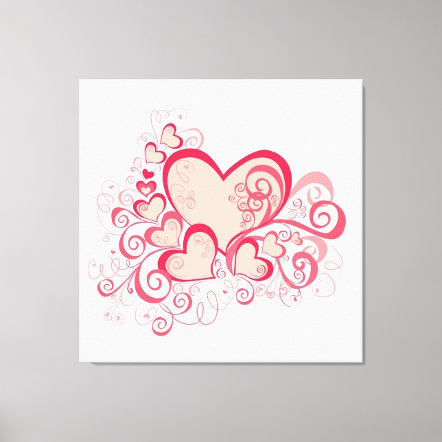 Valentine's Day Canvas Print (Front)