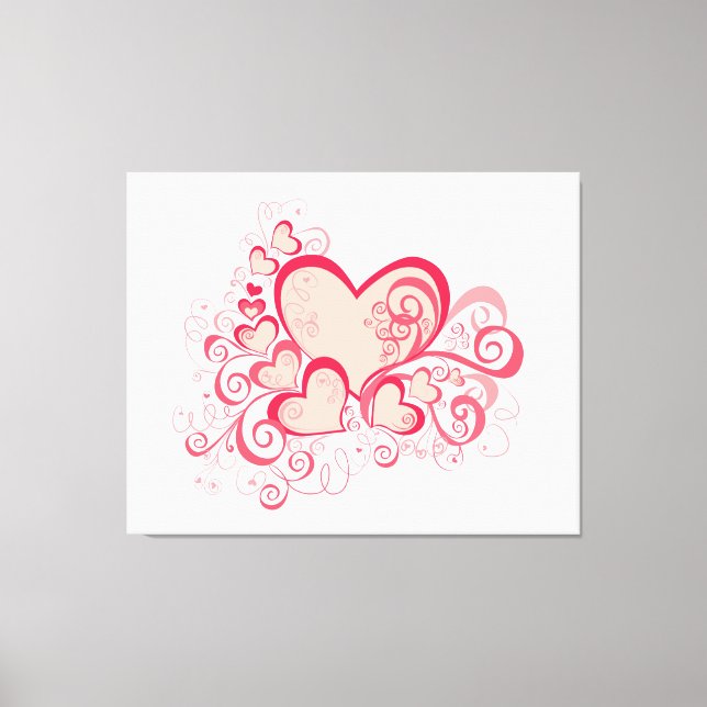Valentine's Day Canvas Print (Front)