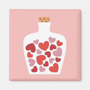 Valentine's Day card design Magnet