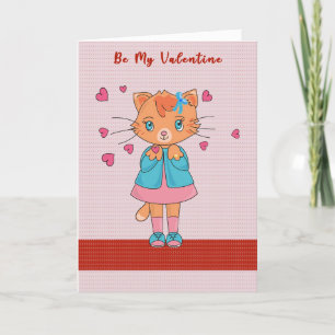Valentine's Day Card for a Girl Child's Friend