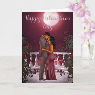 Valentine's Day Card for Black Couple