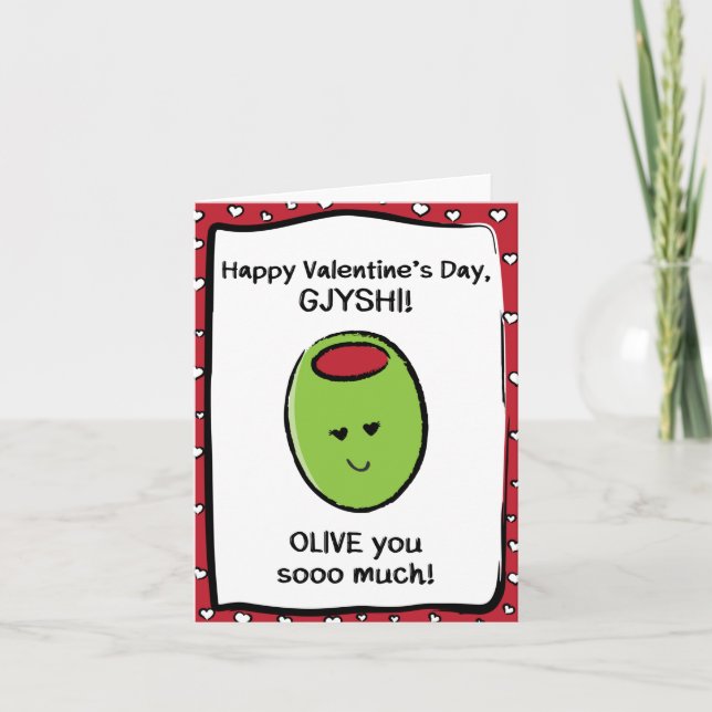 Valentine's Day Card for Gjyshi (Front)