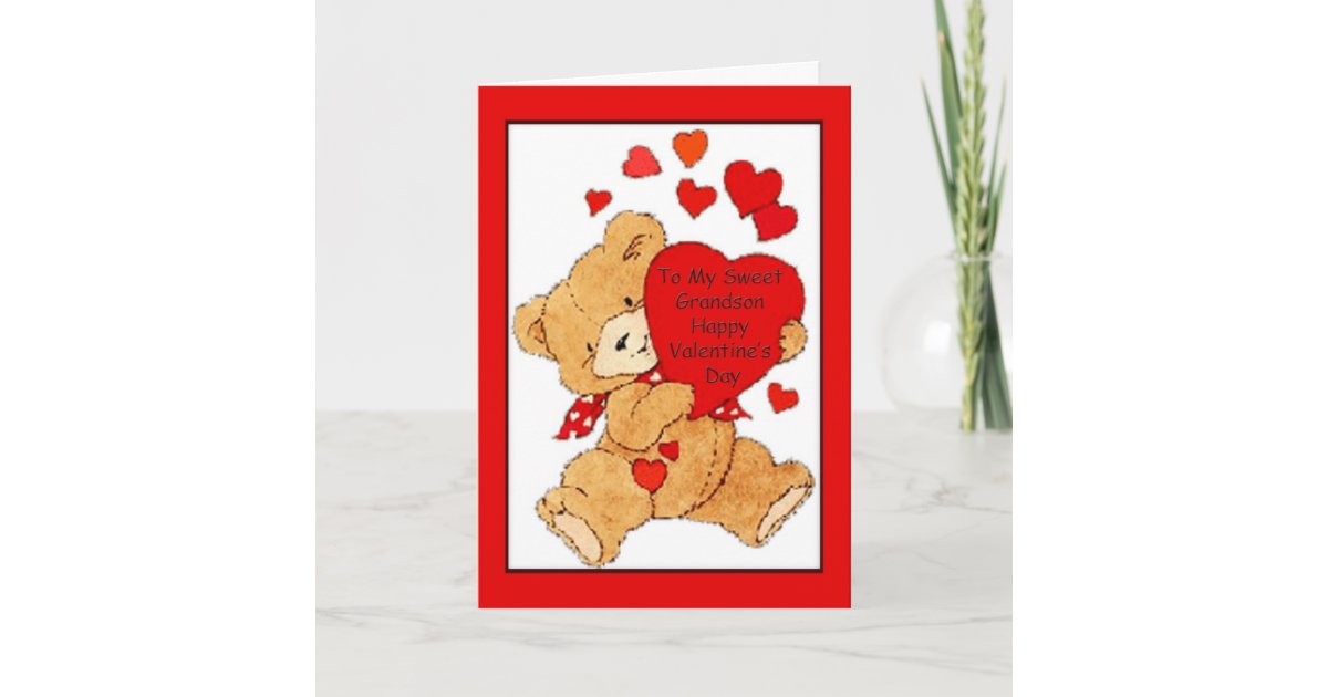 valentine-s-day-card-for-grandson-zazzle-co-uk