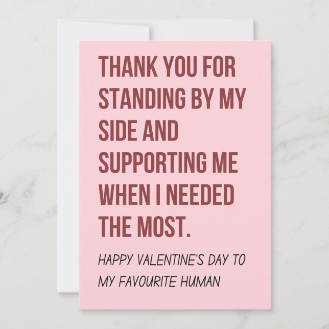 Valentines day card for him and her (Front)