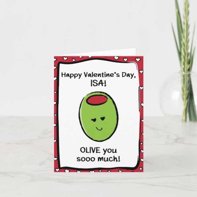 Valentine's Day Card for Isa (Front)
