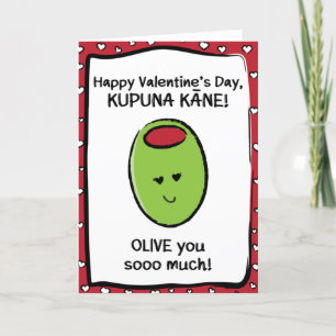 Valentine's Day Card for Kupuna Kāne