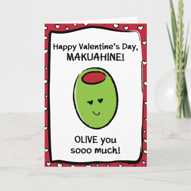 Valentine's Day Card for Makuahine (Front)