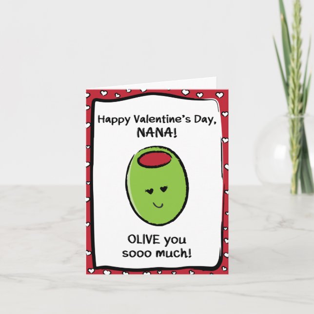 Valentine's Day Card for Nana (Front)