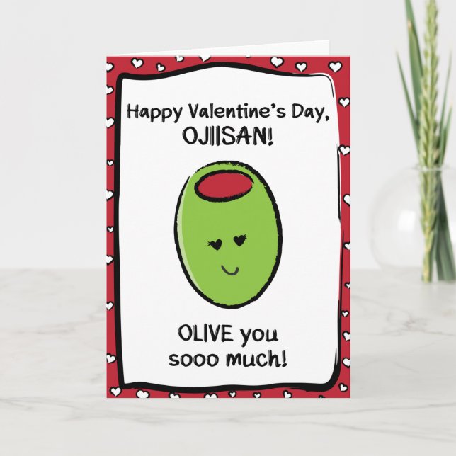 Valentine's Day Card for Ojiisan (Front)