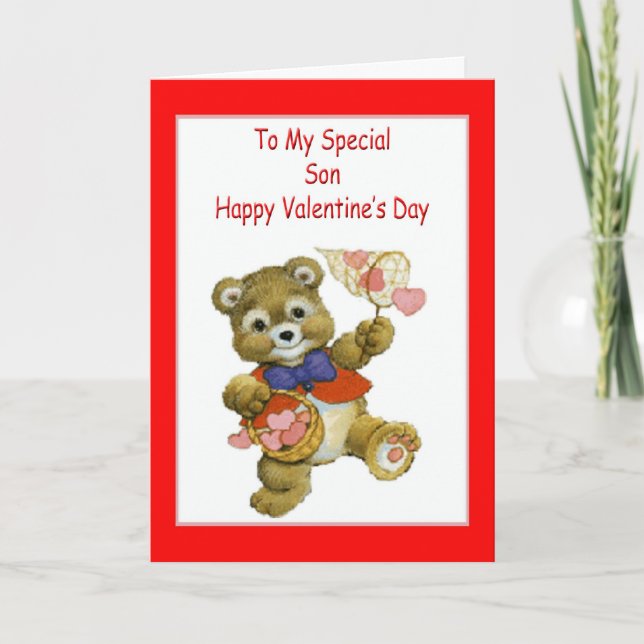 Valentine's Day Card For Son (Front)