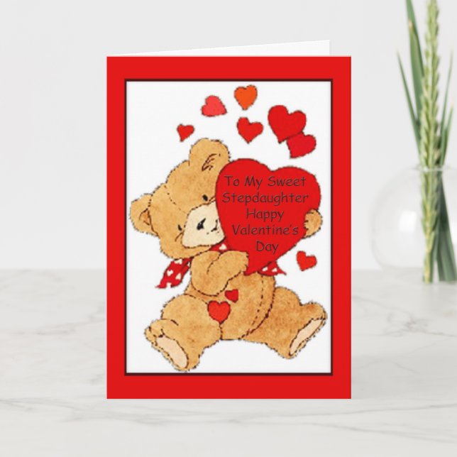 Valentine's Day Card For Stepdaughter (Front)